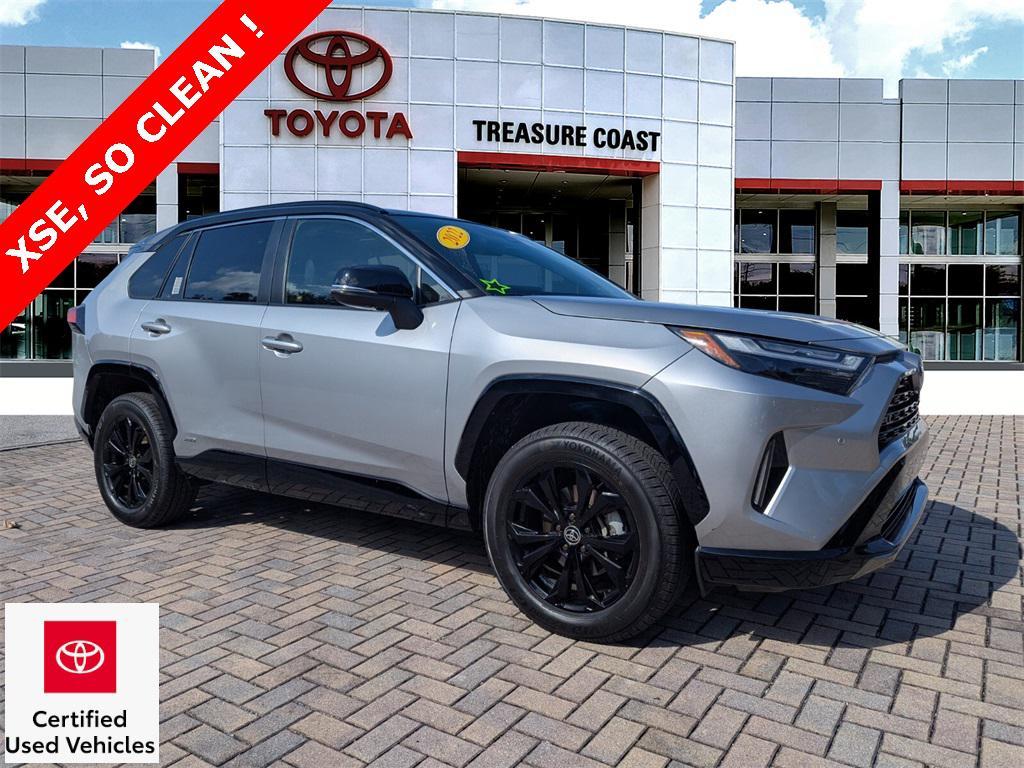 used 2022 Toyota RAV4 Hybrid car, priced at $30,995