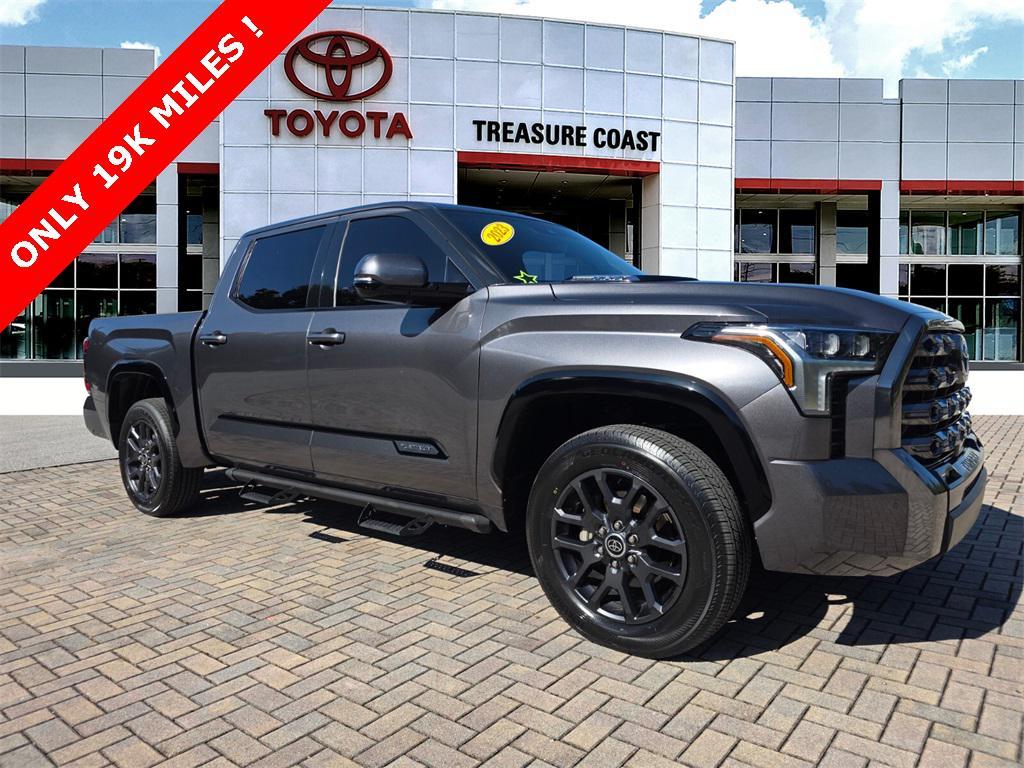 used 2023 Toyota Tundra Hybrid car, priced at $54,495
