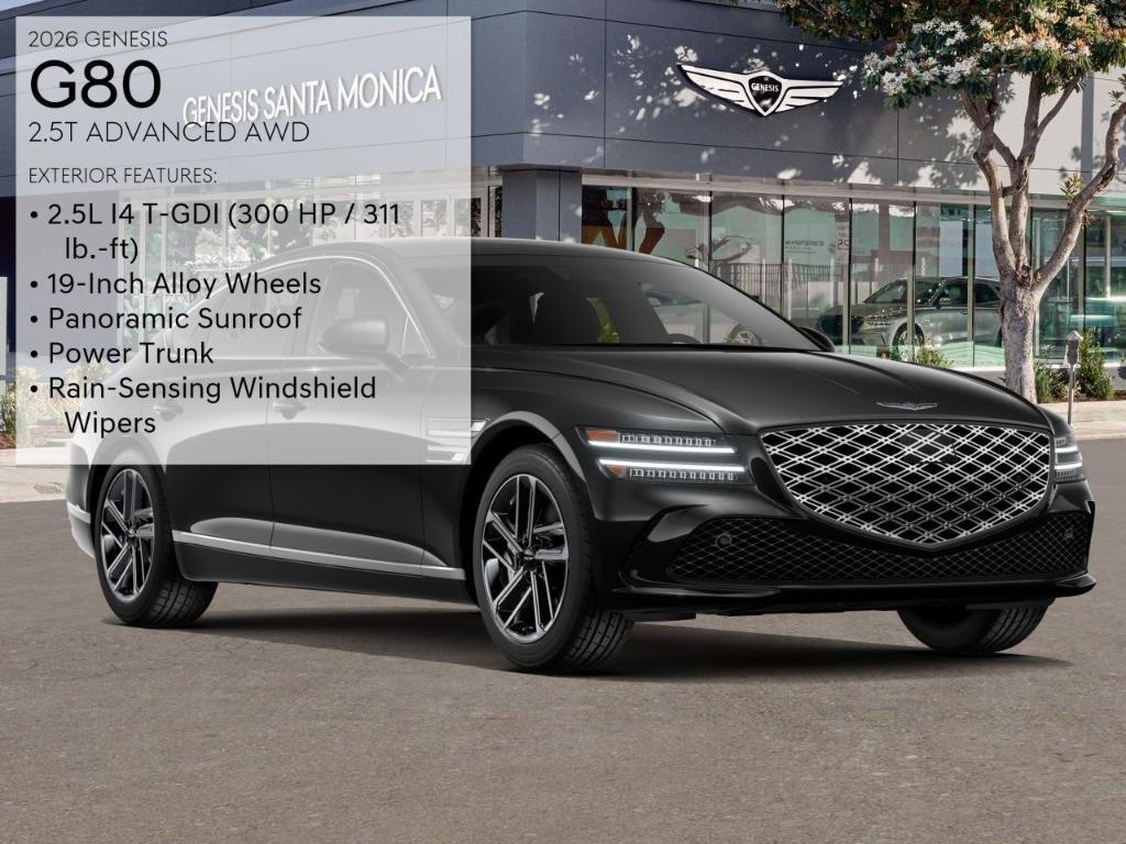 new 2026 Genesis G80 car, priced at $66,185