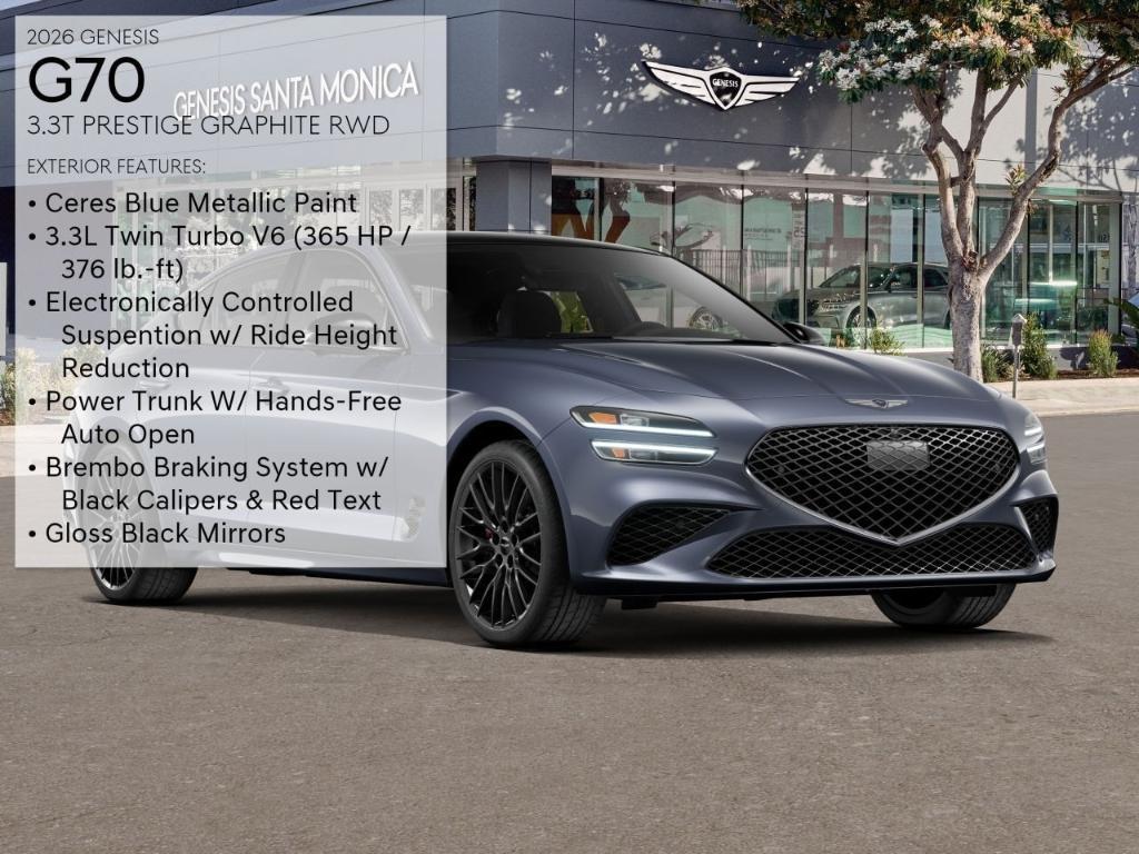 new 2026 Genesis G70 car, priced at $59,080