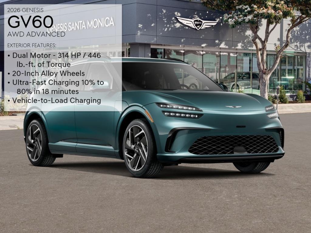 new 2026 Genesis GV60 car, priced at $54,940