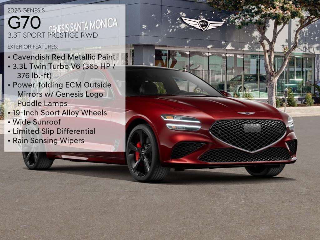 new 2026 Genesis G70 car, priced at $55,171
