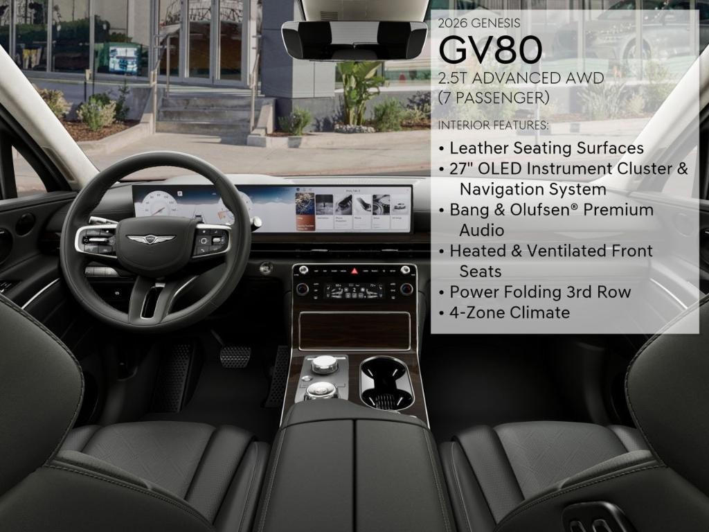 new 2026 Genesis GV80 car, priced at $70,650
