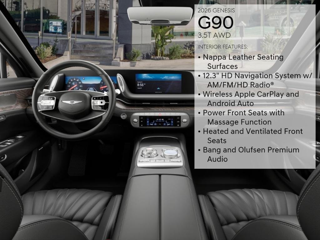 new 2026 Genesis G90 car, priced at $92,110