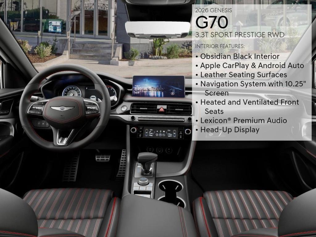 new 2026 Genesis G70 car, priced at $55,730
