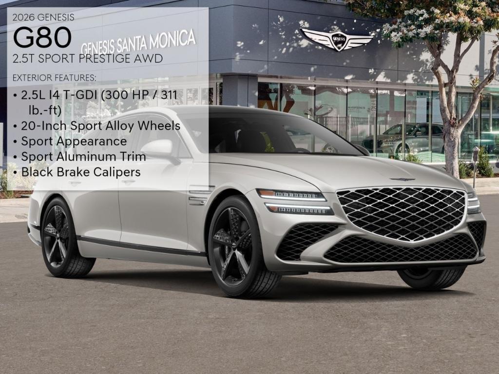 new 2026 Genesis G80 car, priced at $71,655