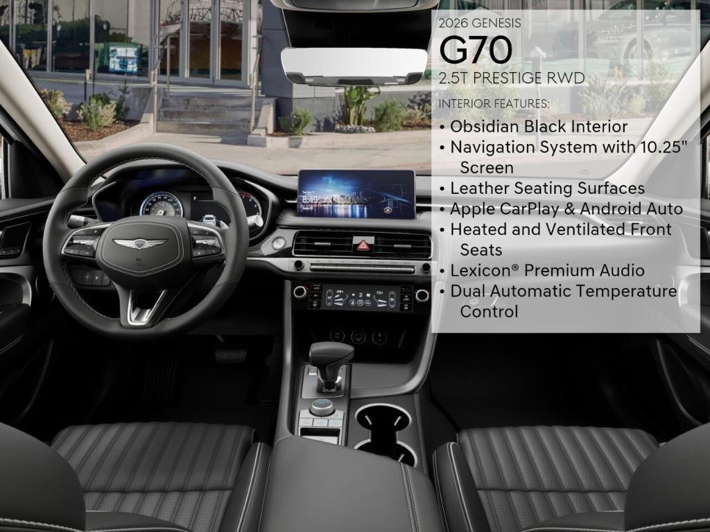 new 2026 Genesis G70 car, priced at $50,925