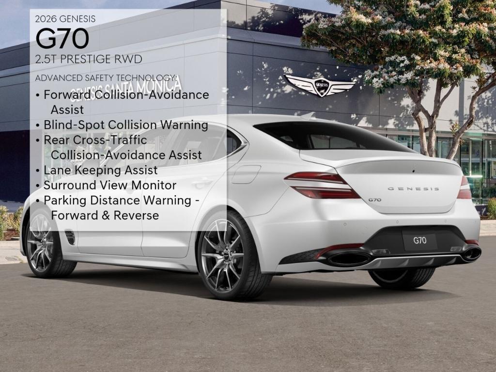 new 2026 Genesis G70 car, priced at $50,925