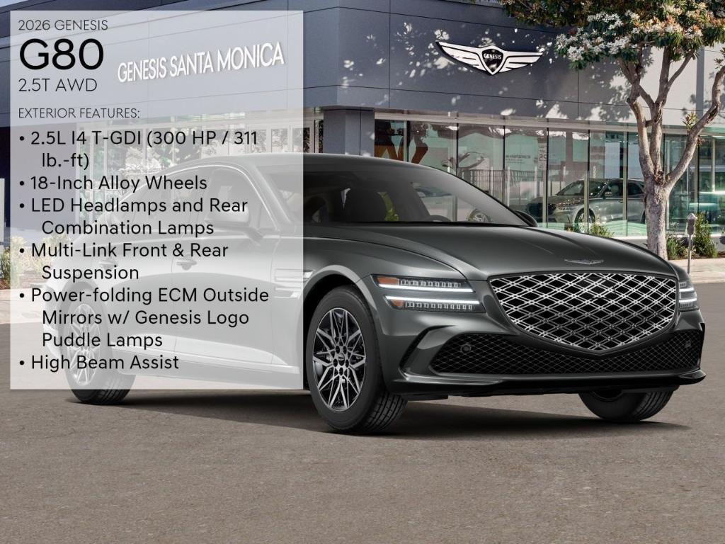 new 2026 Genesis G80 car, priced at $61,300