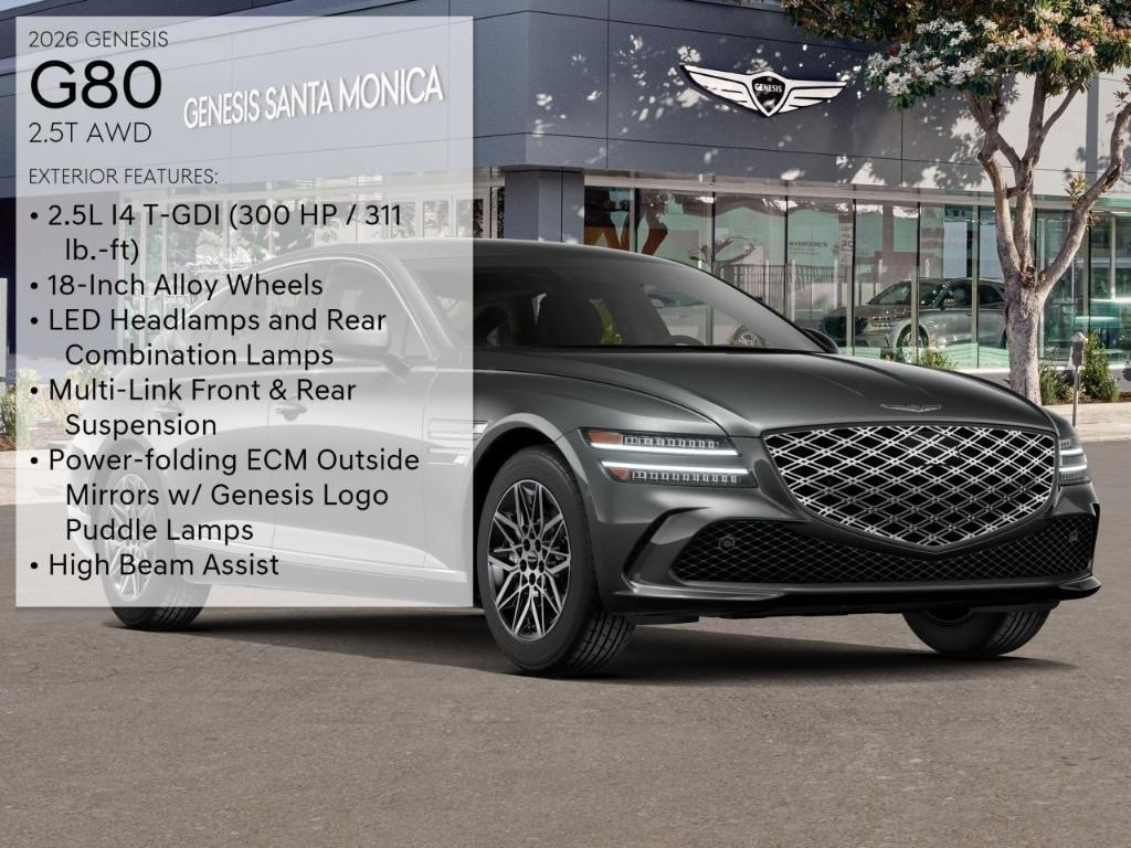 new 2026 Genesis G80 car, priced at $61,300