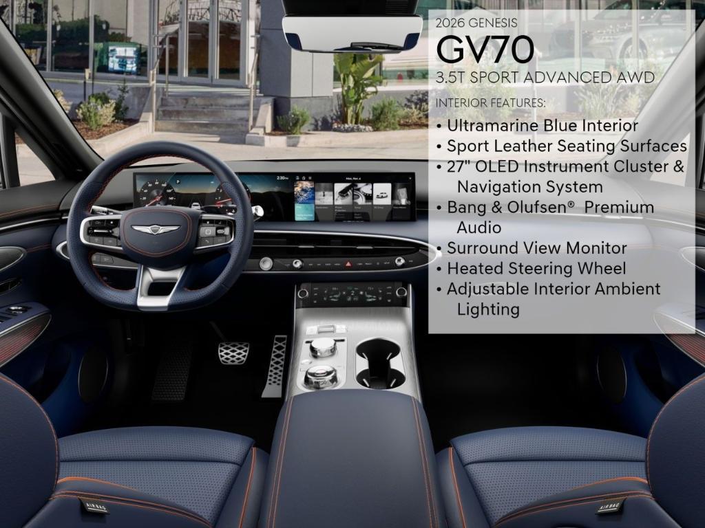 new 2026 Genesis GV70 car, priced at $64,035