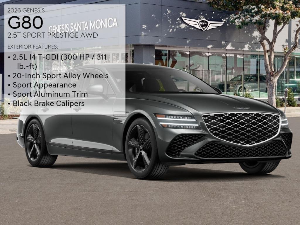 new 2026 Genesis G80 car, priced at $72,560