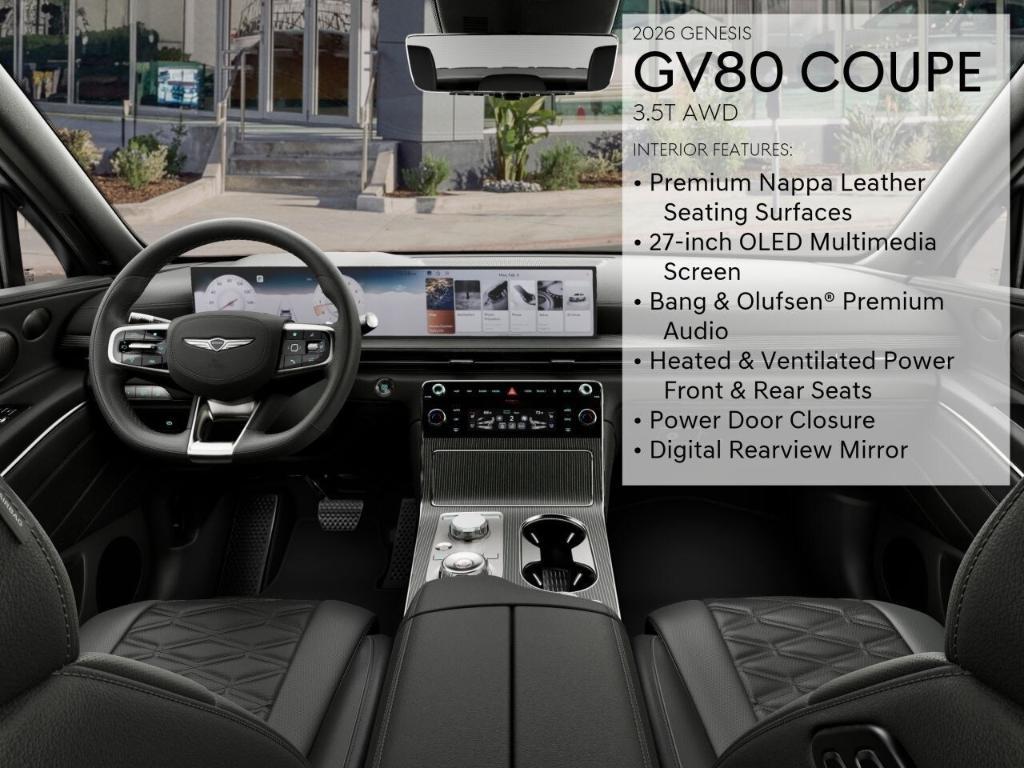 new 2026 Genesis GV80 Coupe car, priced at $84,795