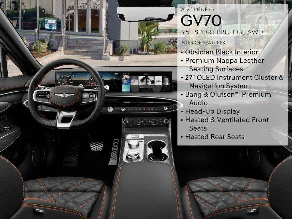 new 2026 Genesis GV70 car, priced at $70,945