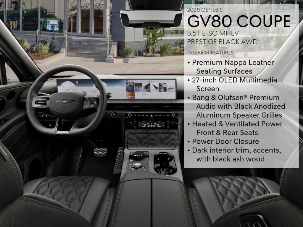 new 2026 Genesis GV80 Coupe car, priced at $91,720