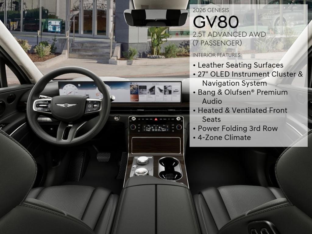 new 2026 Genesis GV80 car, priced at $71,690