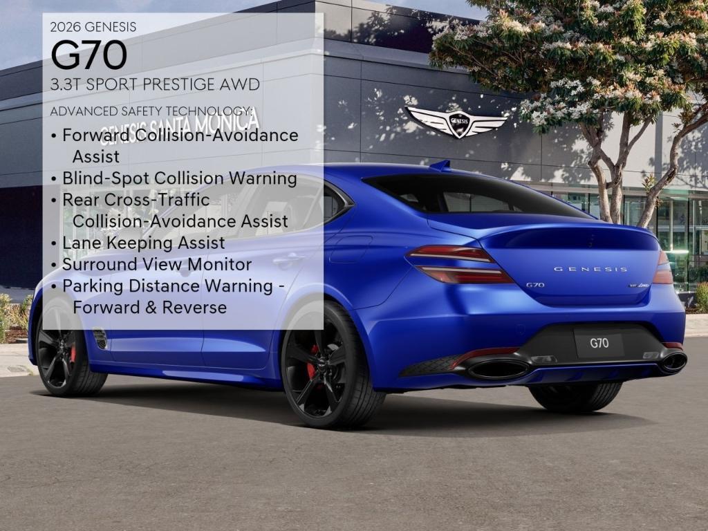 new 2026 Genesis G70 car, priced at $57,975