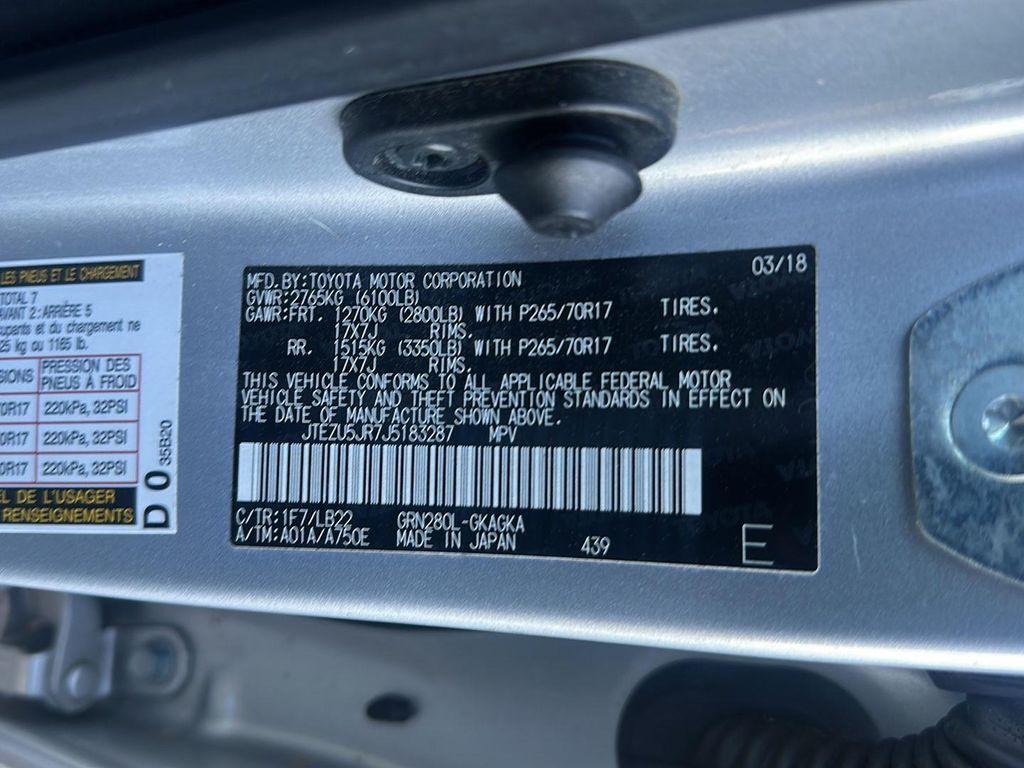 used 2018 Toyota 4Runner car, priced at $26,990
