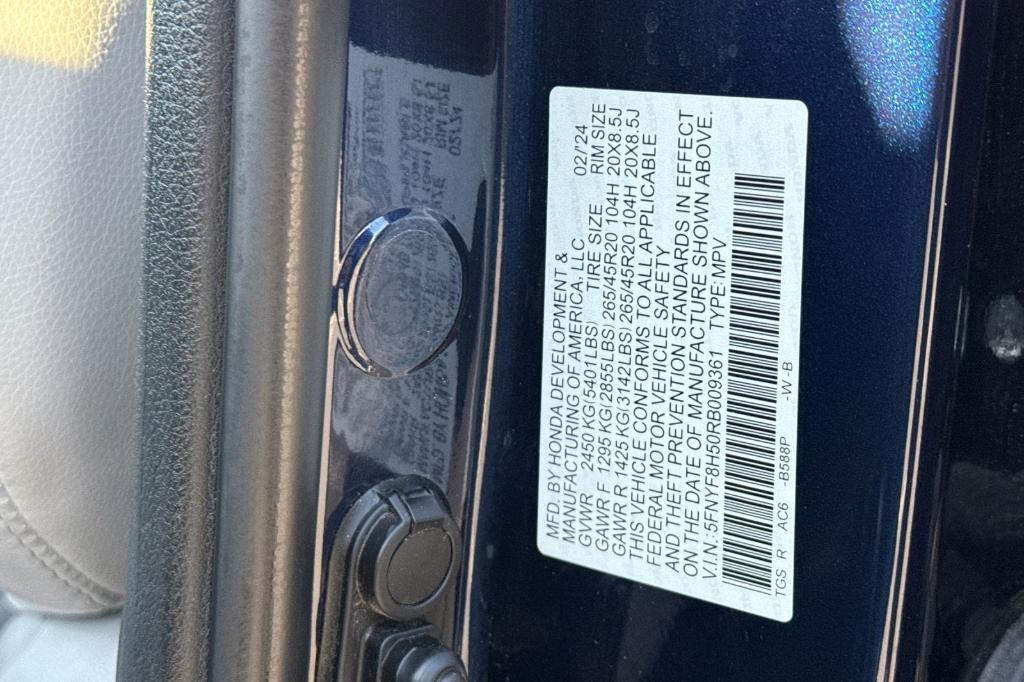 used 2024 Honda Passport car, priced at $34,950