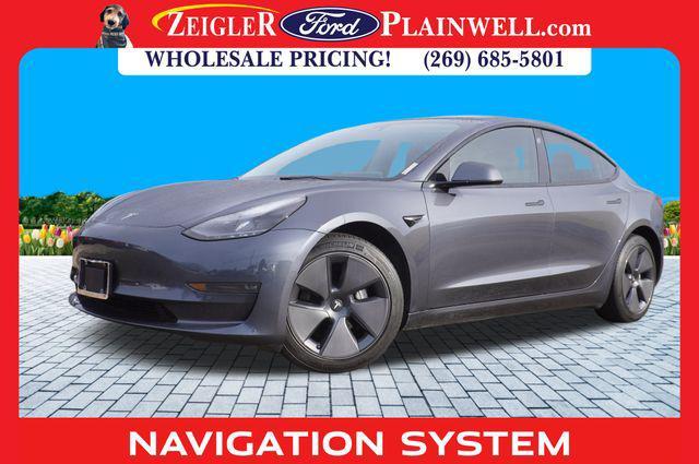 used 2022 Tesla Model 3 car, priced at $27,700