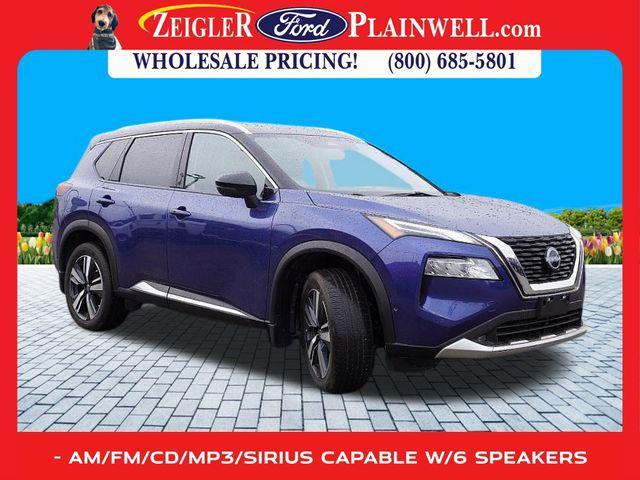 2022 Blue Nissan Rogue