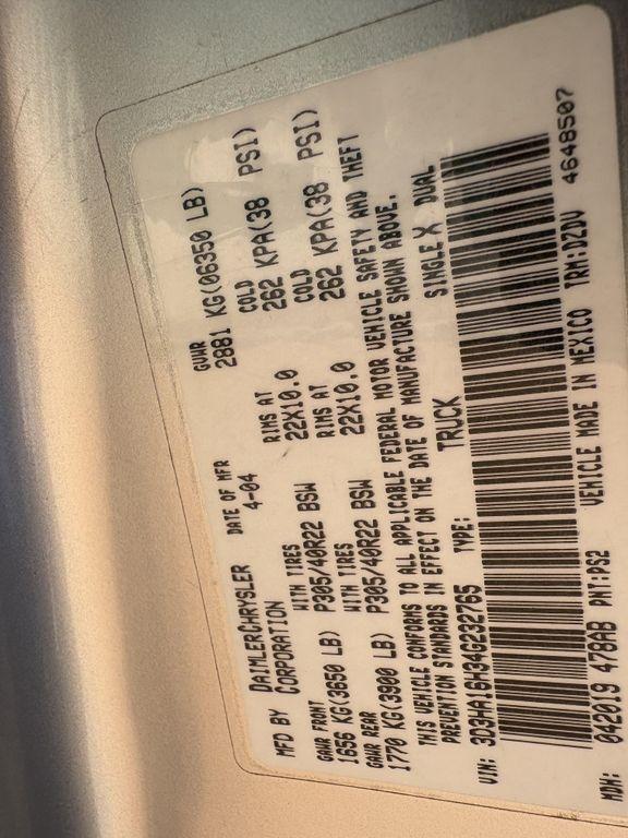 used 2004 Dodge Ram 1500 car, priced at $27,999