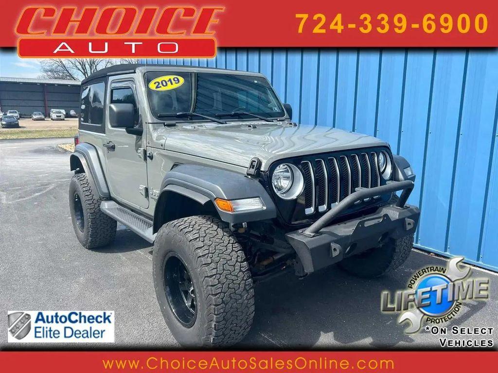 used 2019 Jeep Wrangler car, priced at $20,644