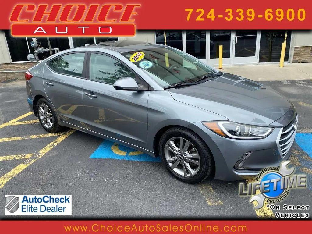 used 2018 Hyundai Elantra car, priced at $12,999