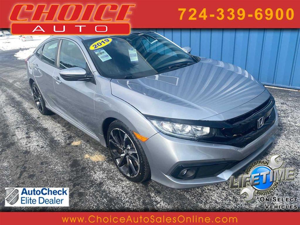 used 2019 Honda Civic car, priced at $18,900