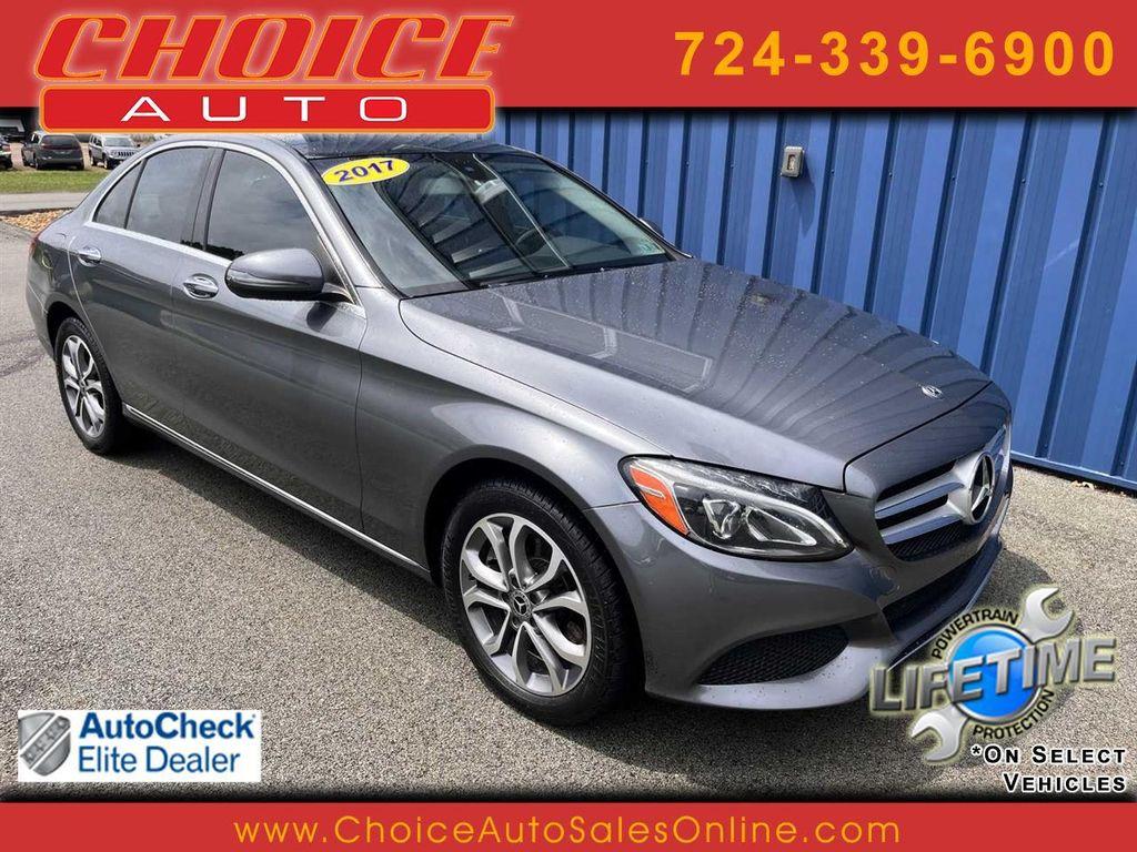 used 2017 Mercedes-Benz C-Class car, priced at $13,279