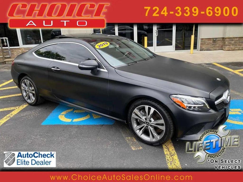 used 2019 Mercedes-Benz C-Class car, priced at $24,899