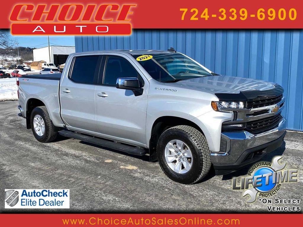 used 2021 Chevrolet Silverado 1500 car, priced at $21,988