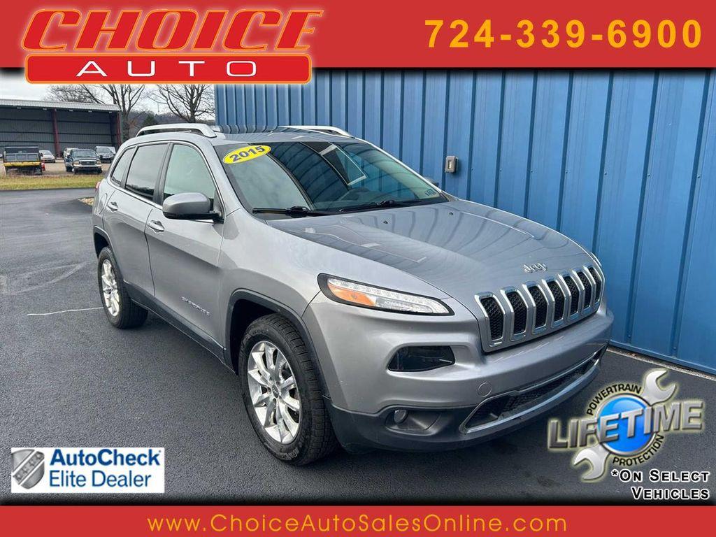 used 2015 Jeep Cherokee car, priced at $13,389