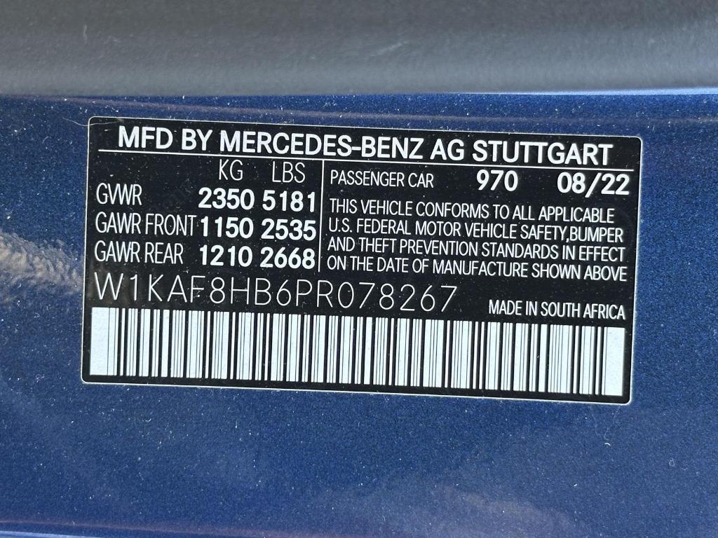 used 2023 Mercedes-Benz AMG C 43 car, priced at $48,485