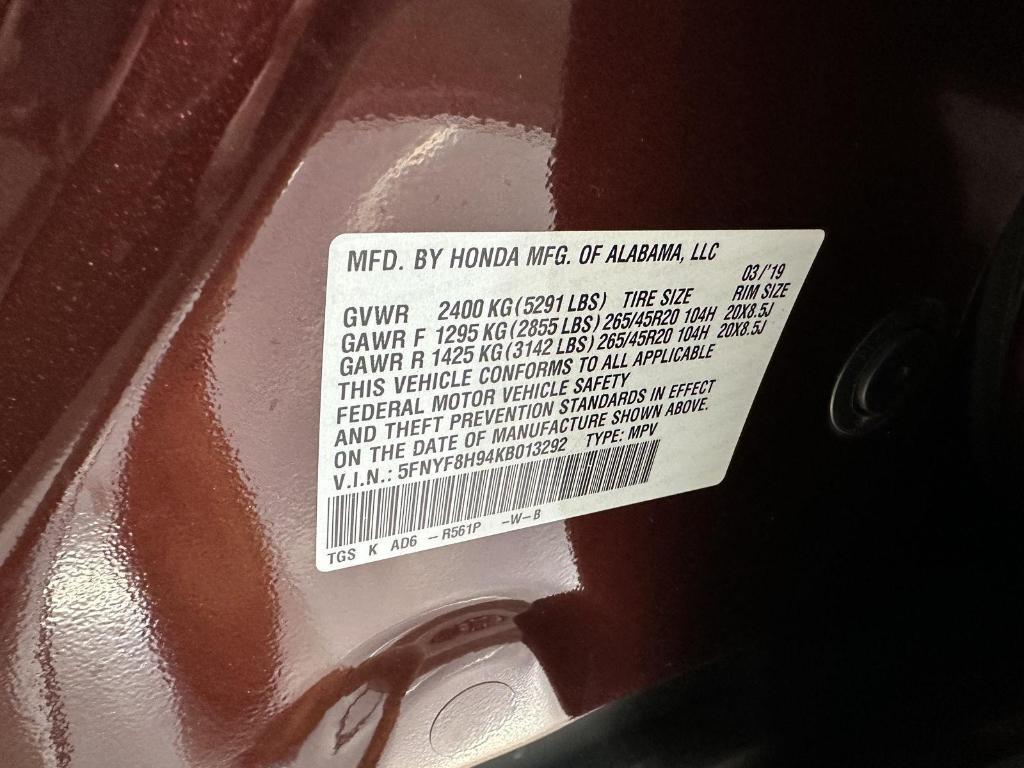 used 2019 Honda Passport car, priced at $20,995