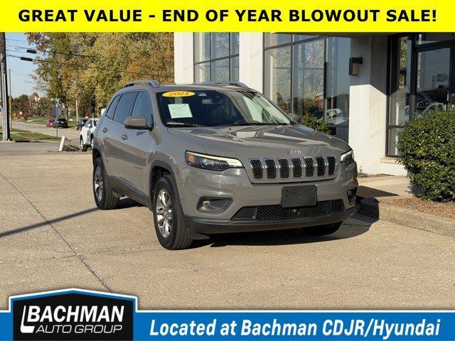used 2021 Jeep Cherokee car, priced at $18,950