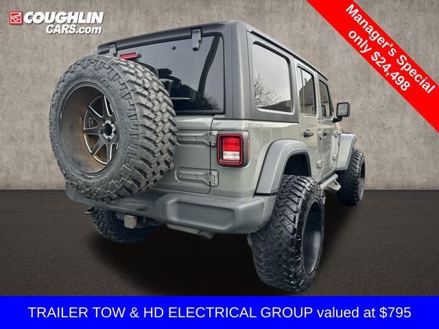 used 2020 Jeep Wrangler Unlimited car, priced at $24,498