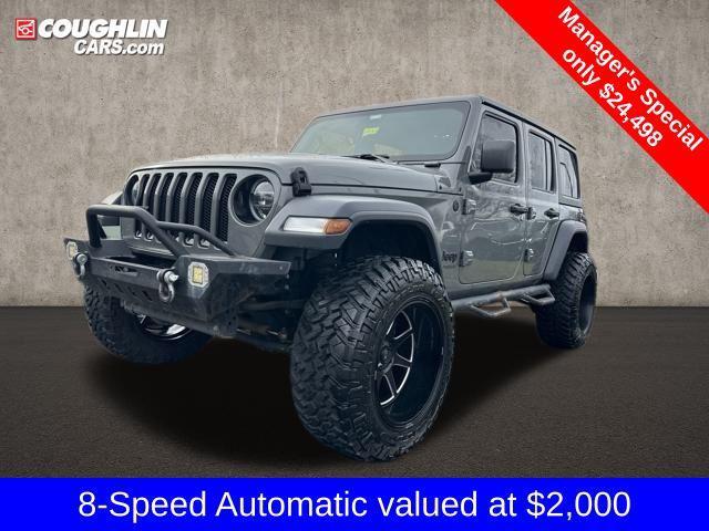 used 2020 Jeep Wrangler Unlimited car, priced at $24,498