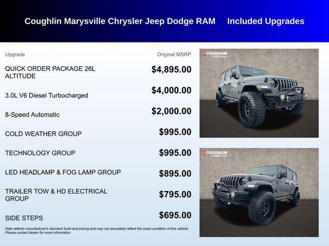 used 2020 Jeep Wrangler Unlimited car, priced at $24,498
