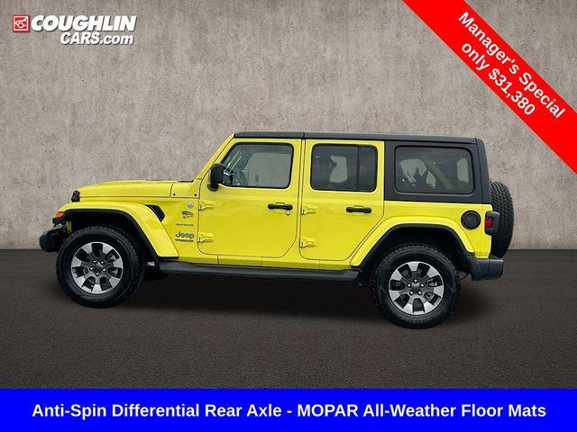 used 2022 Jeep Wrangler Unlimited car, priced at $31,380