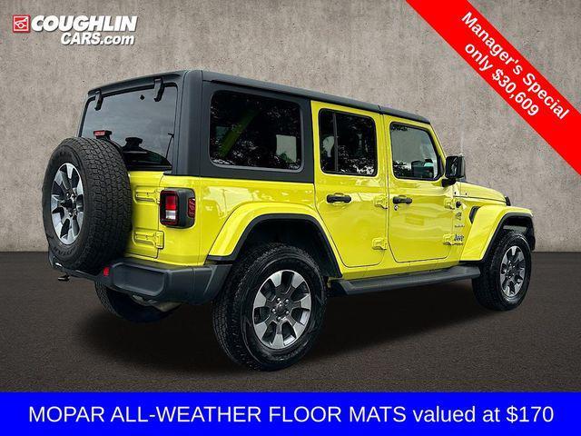 used 2022 Jeep Wrangler Unlimited car, priced at $30,609