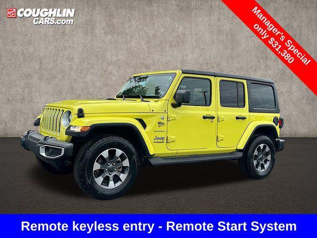 used 2022 Jeep Wrangler Unlimited car, priced at $31,380
