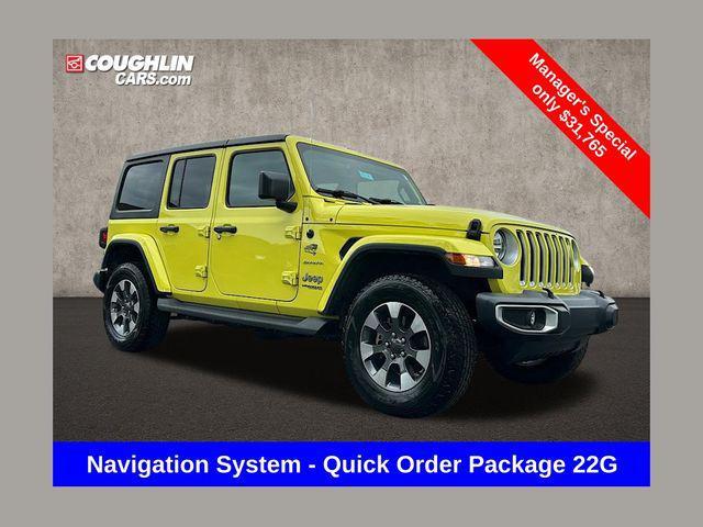 used 2022 Jeep Wrangler Unlimited car, priced at $31,765