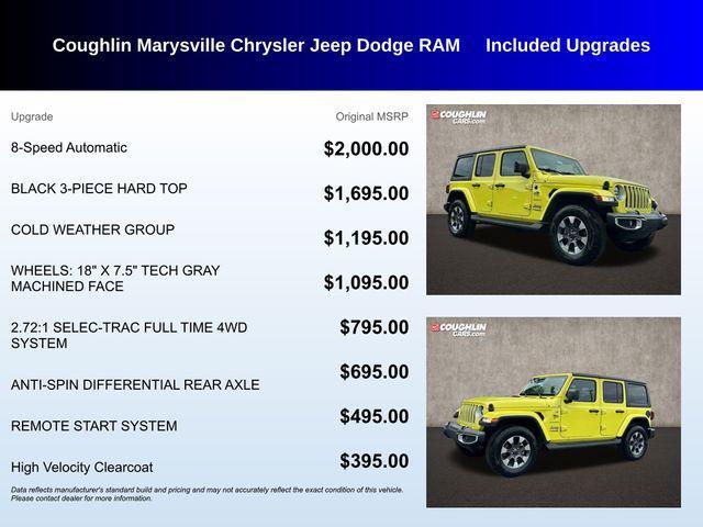 used 2022 Jeep Wrangler Unlimited car, priced at $31,765