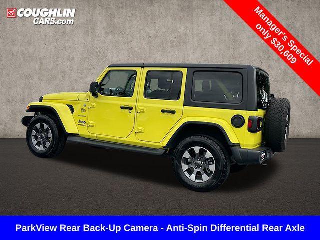 used 2022 Jeep Wrangler Unlimited car, priced at $30,609