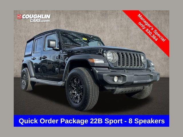used 2024 Jeep Wrangler car, priced at $30,364