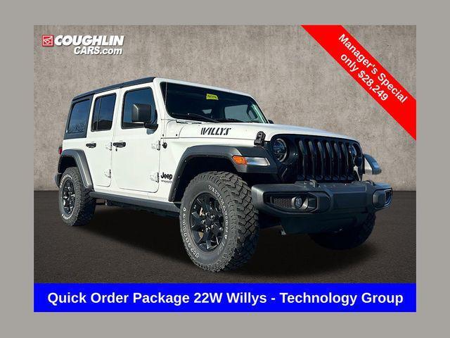 used 2022 Jeep Wrangler car, priced at $28,249