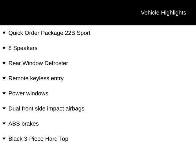 new 2026 Jeep Wrangler car, priced at $36,124