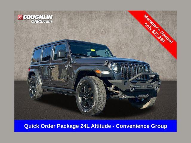 used 2020 Jeep Wrangler Unlimited car, priced at $22,399