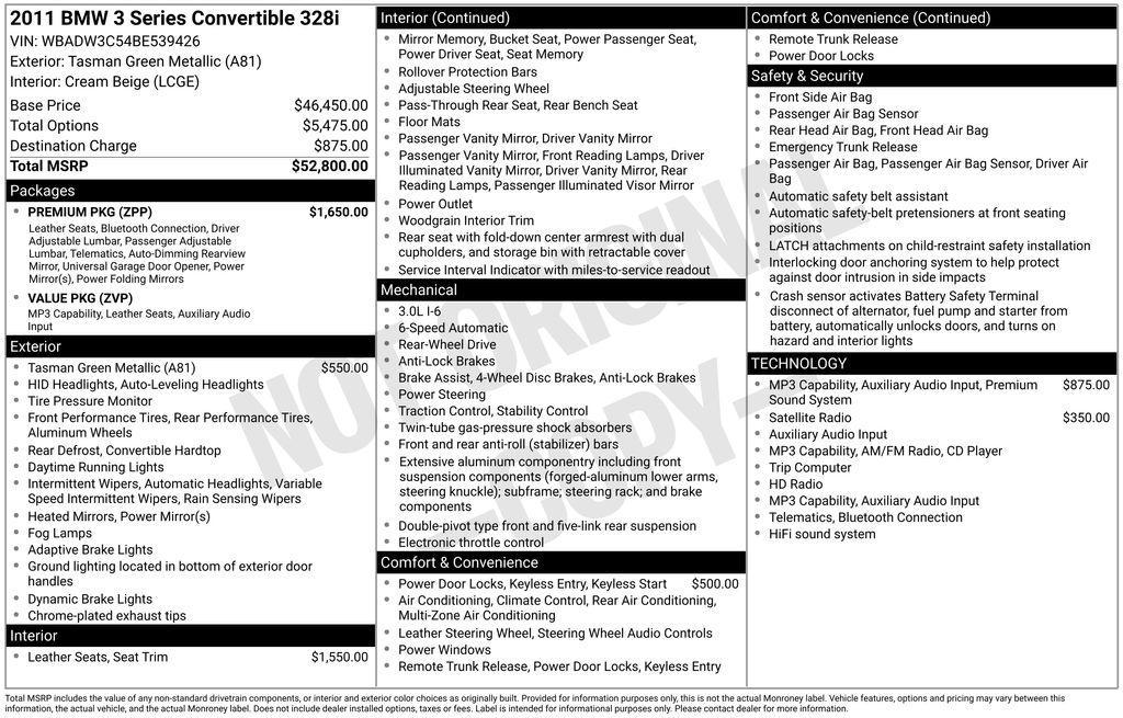 used 2011 BMW 328 car, priced at $9,738